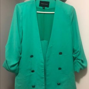Green blazer